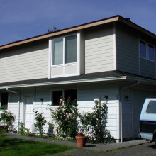 The house after the second floor addition