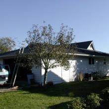 The original house before the addition